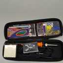 Wood Burning Kit, K KERNOWO 76Pcs Pyrography Wood Burning Tool Kit 60W Adjustable Temperature Wood Burner Pen, DIY Creative Tools Stippling Kit for Embossing, Carving, Pyrography for Beginners