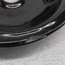 GE Black Stove Drip Pans, 10% Energy Save by Enamel Spraying Prevent Bending and Rust - Include 2 6'' Burner Drip Pans and 2 8'' Drip Bowl