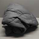 SLEEP ZONE Cooling Queen Mattress Topper, Premium Zoned Cool Mattress Pad Cover, Padded Mattress Protector Breathable Washable, Deep Pocket 8-21" (Grey, Queen)