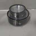 U-QE 120pcs Black Plates Disposable for Party - Clear and Black Plates Disposable Heavy Duty - Fancy Disposable Plates Include 60 10" Dinner and 60 7" Dessert Plate, Perfect for Party & Wedding