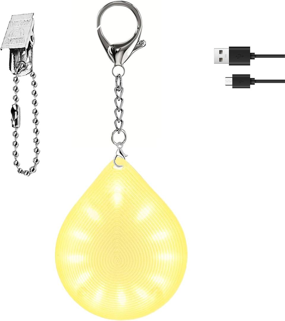 Tubasion 2-in-1 Purse Light with Clip & Hook, USB-C Rechargeable Handbag Light, Ultra Bright Bag Lights for Purses, Upgraded Automatic Sensor Purse Must Haves Accessories Gift for Women Girls