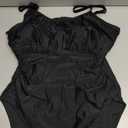 Aqua Eve One Piece Bathing Suit for Women Tummy Control Swimsuit Slimming Vintage Swimwear Size XL