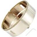 5 Inch (130mm) Diamond Hole Saw with Pilot Bit, 5" Tile Hole Saw for Granite, Ceramics, Porcelain Tiles, Marble, Glass, Stones,1 3/8" Depth of Cut for Thick Countertops