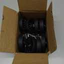 Zoofen 8 Pcs Luggage Replacement Wheels 50 x 11mm Double Luggage Wheels Rubber Suitcase Replacement Casters(Black)