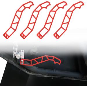 4PCS X3 Door Handle Latches Compatible with Can-Am Maverick X3 X DS RS Turbo R Max 2 & 4 Door 2017 2018 2019 2020 2021 2022 2023,Red