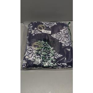 BGment Curtains for Bedroom with Black Liner, Double Layer Full Room Darkening Noise Reducing Grommet Curtain (52 x 63 Inch, Navy Blue Paisley, 2 Panels)