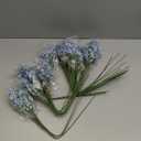 Janinka 30 Pcs Baby Breath Artificial Flowers Bulk Artificial Baby Breath Gypsophila Flower 20.8 Inch Real Touch Faux Gypsophila Bouquet Fake Floral Greenery for Wedding Party Decor (Blue)
