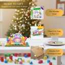 2 x BlinkWishes First Birthday Gifts, Baby 1st Birthday Wooden Decor, 3D Pop-Out Card Alternative, Laser-Cut Wood Tabletop Keepsake, Freestanding Tiered Tray Ornament, Gift for Baby Girls Boys