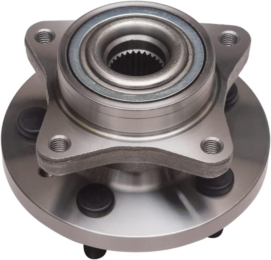 1Pcs Front Wheel Hub and Bearing Assembly Fit for 2005-2009 Land Rover LR3,2010-2016 Land Rover LR4,2006-2013 Land Rover Range Rover Sport 515067 [5 Lug]