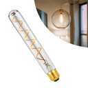 MYEARAYS 40 Watt Decorative Vintage LED Light Bulbs, T185 Extended Bulb 4W LED Filament Edison Bulb,2700K Oversized Warm Lights,Dimmable E26 Lamp Base,1-Pack-Clear
