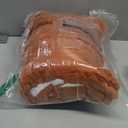 Burnt Orange Sherpa Fleece Throw Blanket 5060 for Couch Sofa Bed,Double Side Soft Fuzzy Cozy Plush Thick Flannel Blanket with Striped Design Gift for Mother Woman