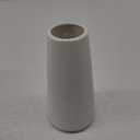 Premium Quality Large Ceramic Vase - 9 Inch Flower Vase for Home, Farmhouse, Modern, Bohemian Decor (White)