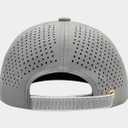 Men Adjustable Baseball Cap with Curved Breathable Quick-Drying Laser-Cut Mesh Back Closure Hat (Gray)
