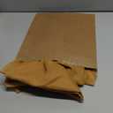 Simplebrand Gold Sheer Curtains 84 Inches Long 2 Panels, Light Filtering Rod Pocket Solid Color Window Sheer Curtain Panels, Elegant Curtains & Drapes for Living Room, Bedroom (Gold, 42" W x 84" L)