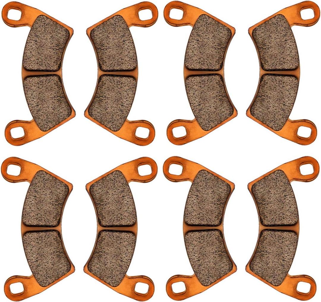 Zinger Brake Pads for Polaris RZR XP 1000 EPS 2022 2021 2020 2019 2018 2017 2016 2015 2014 & 2014-2021 RZR 1000 XP 4 Except Premium Edition,4 Set Front and Rear Sintered Copper Brake Pads
