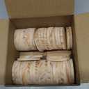 2 Inch 50 Pieces Wood Circles, GOH DODD Small Round Discs Unfinished Slices Wooden Ornaments for DIY Decorations Laser Engraving Wood Burning Staining Painting Decoupage Crafts School Education