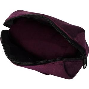 Velvet Bangle & Bracelet Organizers and Storage Small Jewelry Travel Organizer Roll, Compact Jewelry Case for Bangles, Bracelets, Watches(Dark Purple)