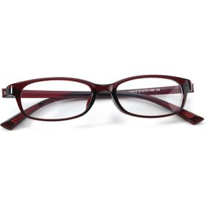 TJUTR Fashion Fake Glasses Non Prescription Office-Siren Glasses for Women Blue Light Blocking Y2k Cosplay Small Eyewear (A2 Red)
