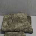 Fancy Homi 2 Packs Olive Green Big Decorative Throw Pillow Covers 24x24 Inch for Living Room Couch Bed, Rustic Farmhouse Boho Home Decor, Soft Corss Corduroy Patchwork Accent Cushion Case 60x60 cm