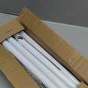 VIOREMOS Tension Curtain Rod 31 to 112 In Extra Long Curtain Rod Adjustable Pole Heavy Duty White Spring Shower Curtain Rod for Bathroom Windows Room Divider Never Rust Anti-Slip