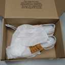 Women's Soft Leather Platform Height Increasing Sneakers,Fashion Hollow Woven Hook & Loop Breathable Round Toe Casual Walking Shoes Outdoor Comfortable Slip on Sandals (6, Yellow)