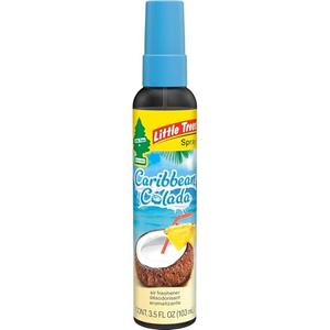 LITTLE TREES Car Air Freshener Spray, Car and Home Air Spray for Long-Lasting Fragrance, Freshness On-the-go! Caribbean Colada (1 Pack)