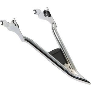 labwork Silver 22inch Detachable Rear Sissy Bar Passenger Backrest Replacement for Touring Road King 2009-2021