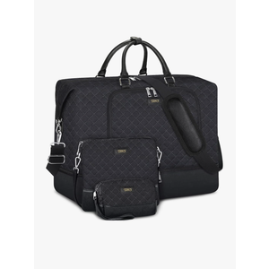 Travel Weekender Bag for Women, Overnight Bag with Shoe Compartment, Oversized Travel Duffel Bag Carry On Tote with Trolley Sleeve 21" for Weekend Travel Business Trip