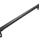 36 Inch No-Slip Black Stair Railing Indoor - 3 FT Inside Staircase Handrail, Outdoor Steps Hand Rails, Deck Banister Rail, Safety Grab Bar for Eldely