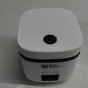 Rice Robot Personal Rice Cooker, PFAS-free, Nonstick. 1 Quart Capacity, with Stainless Steel Steamer Tray, Measuring Cups, Recipe Book with 60 Recipes, and Serving Spoon, As Seen On TV