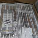 Fairy Baby Extra Wide Baby Gate for Doorways Auto Close Safety Gates for Bedroom, Fits 57.5 Inch to 62 Inch with Pressure Mounted Extention Kit, White