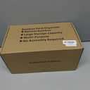 Bamboo Desk Organizer With Drawers Countertop Drawers Counter Storage Box Corner Desk Organizer for Home Office No Assembly Required (3 Drawers)