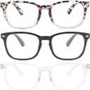 MIGSIR Blue Light Blocking Glasses for Computer Gaming, Fashion Fake Helps Reduce Screen Fatigue Eyeglasses for Women Men