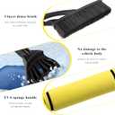 DXNQ Car Snow Brush and Ice Scraper, 24" Scratch Free Snow Remover with Comfortable Foam Grip, Detachable Winter Cleaning Brush Ice Scraper for Car Windshield Window Roof (Yellow) (EXP 01/01/27)