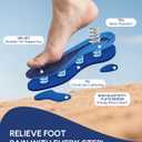 Plantar Fasciitis Insoles for Men Women,High Arch Support for Pain Relief,Shoe Inserts Orthotic for Flat Feet,Work Boot Insoles for Shock Absorbing Inserts (Fit for Standing All Day) B-XL (MEN 10-13|WOMEN 12-14(310mm))