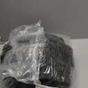 TIDTALEO Black Motorcycle Cover XXXL with Storage Bag UV Resistant Breathable Double Stitched Seams Elasticated Hem for Outdoor Rain Dust Snow Protection