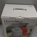 Obgnsai Evaporative Humidifier for Bedroom (No Mist) – Dishwasher Safe, No White Dust, Smart Remote with Sensor, Red Sleep Light, White Noise, Nursery Humidifier with 2.5L Tank, 2 Filters & Aroma Kit