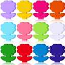 Kisston 360 Pcs Flower Cutouts Paper 3.9 Inch Assorted Color Die Cuts for DIY Craft Projects School Classroom Bulletin Board Decor