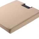 Center Console Lid Kit with Latch compatible with 2007-2013 Chevy Tahoe/Avalanche/2008-2014 Silverado/GMC Yukon(XL)/Sierra 1500/2500/3500 Center Console Cover Repair Kit OEM 20864151(Tan)