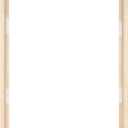 MCS Canvas Float Frames 24x30 Frame, Natural Woodgrain for Finished Canvases, Vertical & Horizontal Wall Hanging Large with Adhesive for Canvas Paintings (1-Pack)