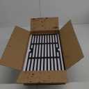 Hisencn Grill Grates Replacement for Charbroil Advantage 463343015, 463344015, 463344116, Kenmore, Advantage Gas2coal Parts 463340516, G467-0002-W1, 16 15/16" Porcelain Enameled Cooking Grids, 3 Packs (16 15/16" x 24 5/6")