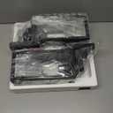 Outdoor Wall Light Fixtures, Exterior Waterproof Wall Lanterns, Porch Sconces Lighting with E26 Sockets & Glass Shades, Modern Matte Black Outside Lights for Patio Front Door Entryway Garage, 2-Pack