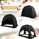 Bed Tent Canopy for Privacy, Light-Reducing,4 Doors, FULL