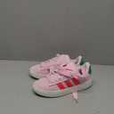 adidas Women's Grand Court Alpha 00s Sneaker, B (W) Standard (7.5, Clear Pink/Lucid Red/Court Green)