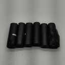 4 Gallon Drawstring Garbage Bags, Drawstring Trash Bags, Trash Bags for Office,Bathroom, Kitchen,Bedroom,6rolls/120 Counts(Black)