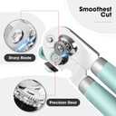 Beneno Heavy Duty Hand Can Opener Manual with Magnet, Durable Sharp Carbon Steel Blade Smooth Cutting, Big Effort-Saving Knob & Soft Grip Handle, Multifunctional Kitchen Tool with Bottle Opener, Mint