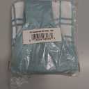 Ritz Premium 100% Cotton Solid and Multi Check Kitchen Tie Towel, Absorbent, Super Soft, and Fast Drying Hang Towel, Set of Two, Dew