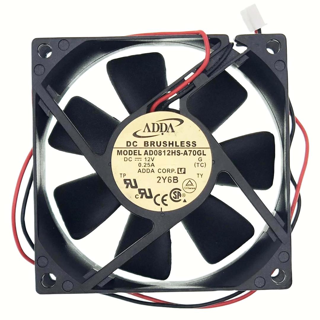 for ADDA AD0812HS-A70GL Cooling Fan, DC12V 0.25A 8025 Chassis Power Supply Fan 80x80x25mm