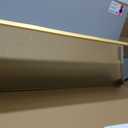 57x16" Full Length Mirror Floor Stand,Over the Door,Wall Mounted Gold