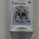 Wheelchair Cushions,Pressure Pain Relief Accessories with Armrest Covers,Supports Coccyx & Back, Non-Slip Fits 18 Wheelchair with Full Arms(Burgundy)